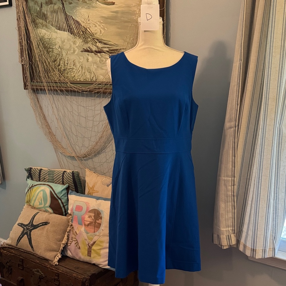 Nine West Elegant Blue Strapless Dress